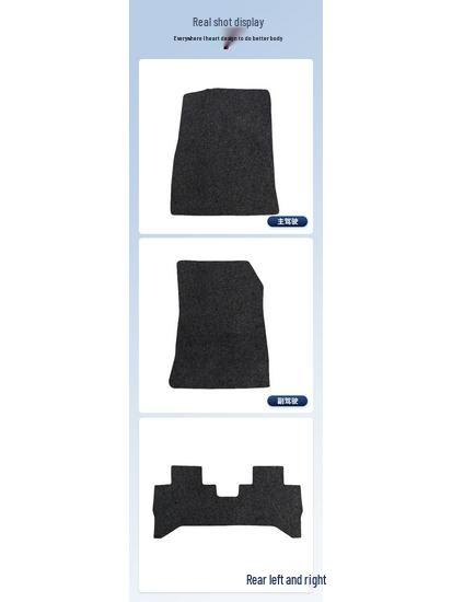 Fully Wrapped Black Nylon Car Floor Mats for BYD F3 (2014-2015 Models)