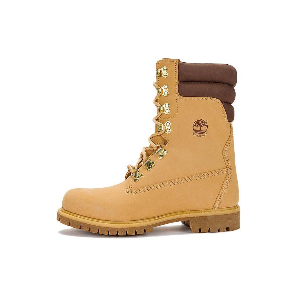 Timberland Warm Durable Comfortable Versatile Mid-Calf Outdoor Boots Men Boots Light-Beige A5VPD