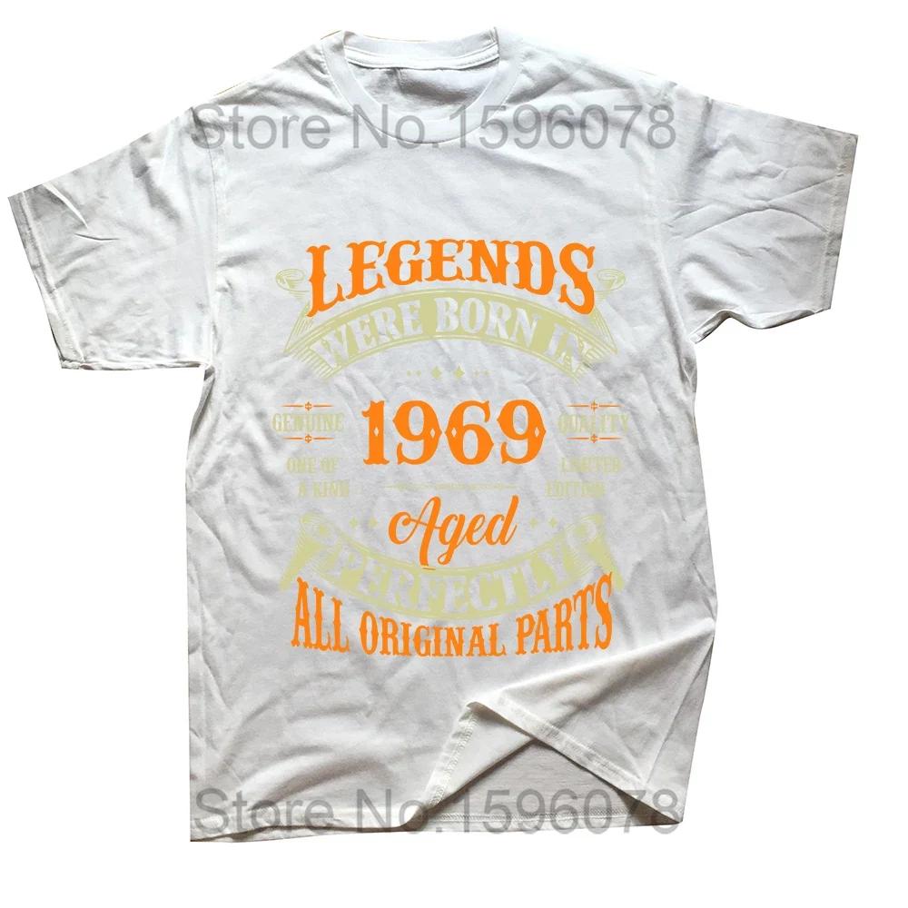 55 Year Old Gifts Vintage 1969 Limited Edition 55th Birthday T Shirt Tee Tops Round Neck Fashion Tshirt Clothing Casual T-shirts