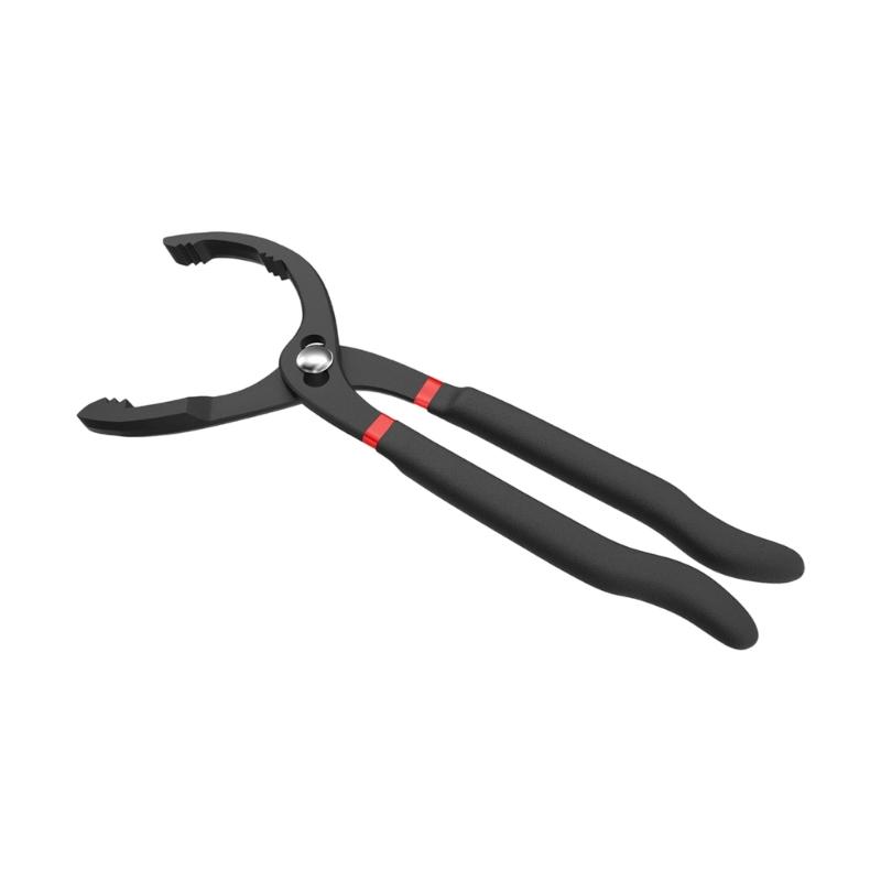 

Heavy Duty Oil Filter Wrench Pliers Carbon Steel Construction Universal Fit For Car Motorcycle Maintenance Removal Tool 12 inches