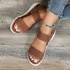 Large Size Sports Sandals Women's Elastic Elastic New Student Flat-bottomed Beach Women's Shoes
