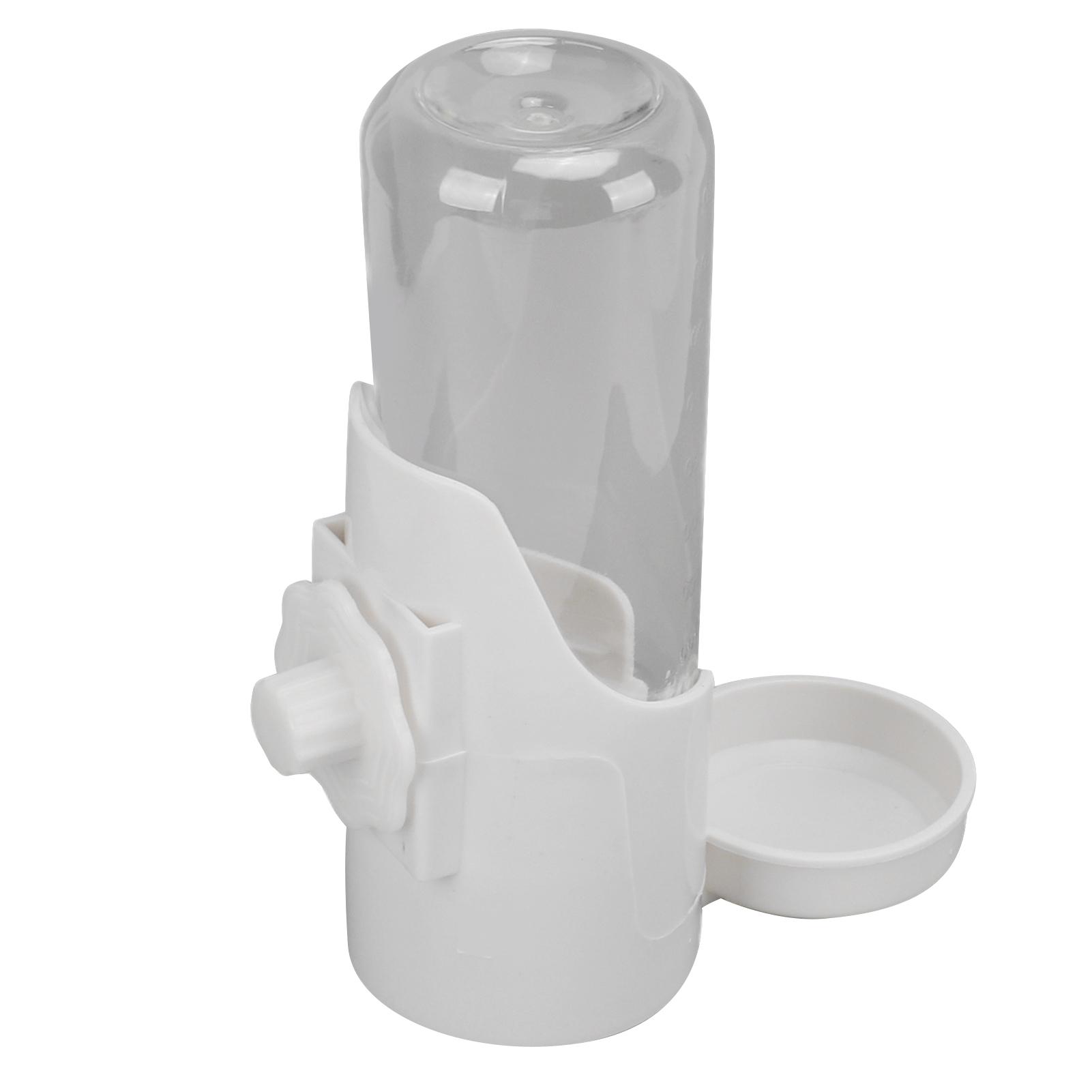 

450ml Dog Water Dispenser Leakproof Pet Auto Feeding Water Bottle for Cats Dogs RabbitsWhite