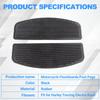 1Pair Motorcycle Rubber Foot Pedal Non-Slip Front Rider Insert Floorboards Lever Extension Pedal Step Foot Peg Boards For