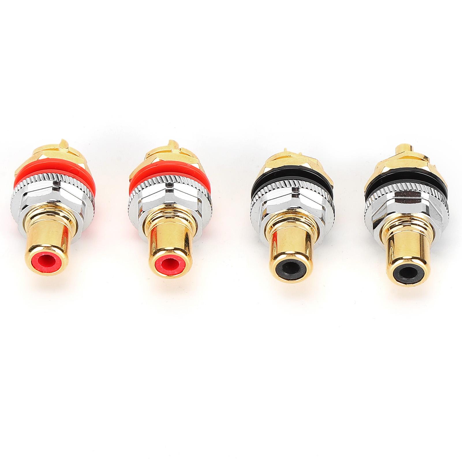 

Monosaudio C401G RCA Socket Pure Copper 24K Gold Plated RCA Female Socket Terminal
