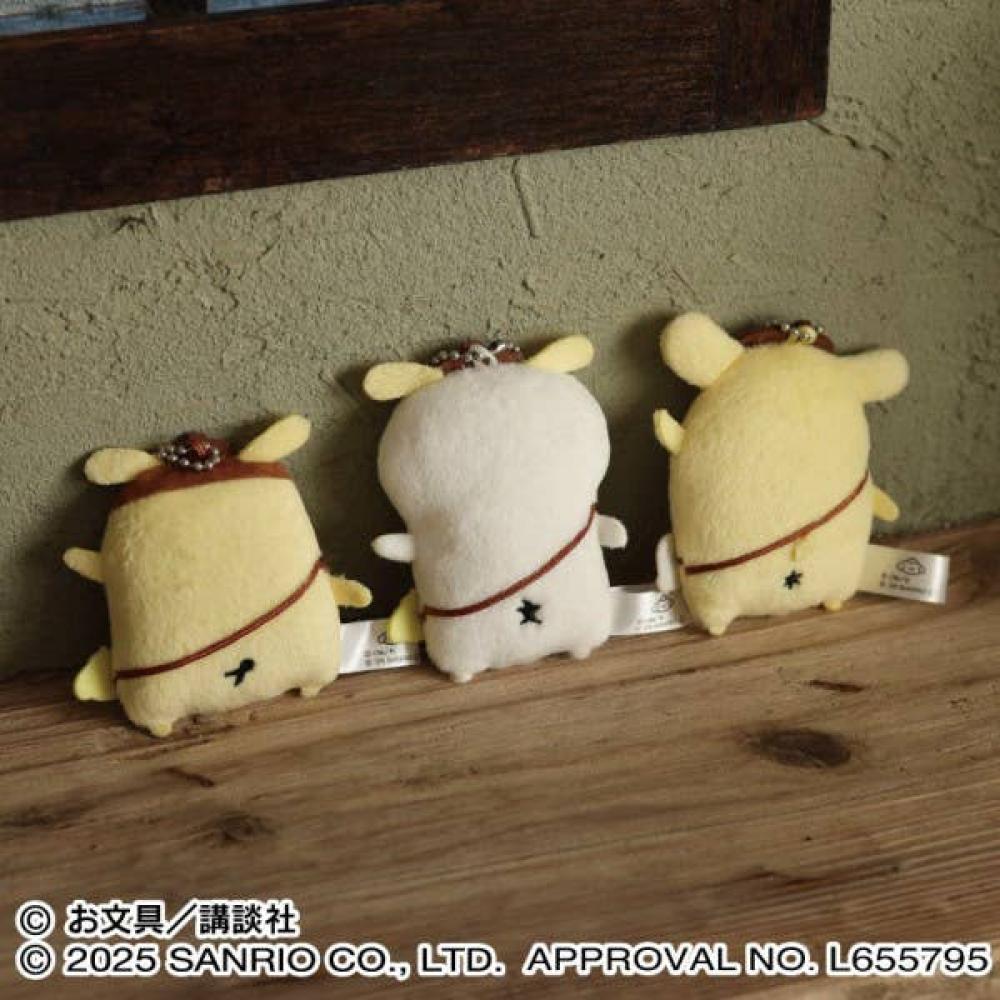 Sanrio Pompompurin X Obungu  Flat Stuffed Mascot 2