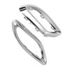 Gloss Chrome Exhaust Tip Cover Trims Replacement for Mercedes‑Benz A B C E GLC CLS‑Class W177 W247 W205 W213 X253 C257
