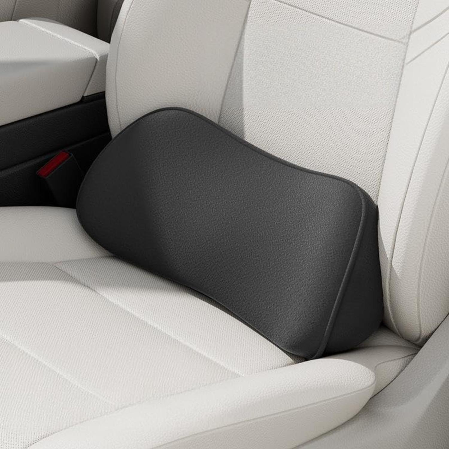 

Lumbar Support Pillow for Car, Memory Foam Lumbar Pillow for Lower Back Pain Relief - Back Cushion for Driving, Chair Support чёрный