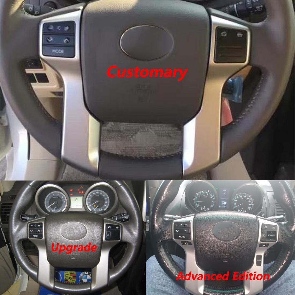 High Configuration Steering Wheel Button For Toyota Land Cruiser Prado GRJ150 KDJ150 Volume Telephone Control Switch With Cable