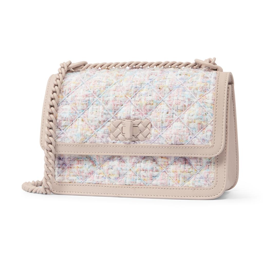 New CHARLES&KEITH PU Shoulder Bag, Crossbody Bag Medium Size Women's Multicolor CK2-80151108-NEW