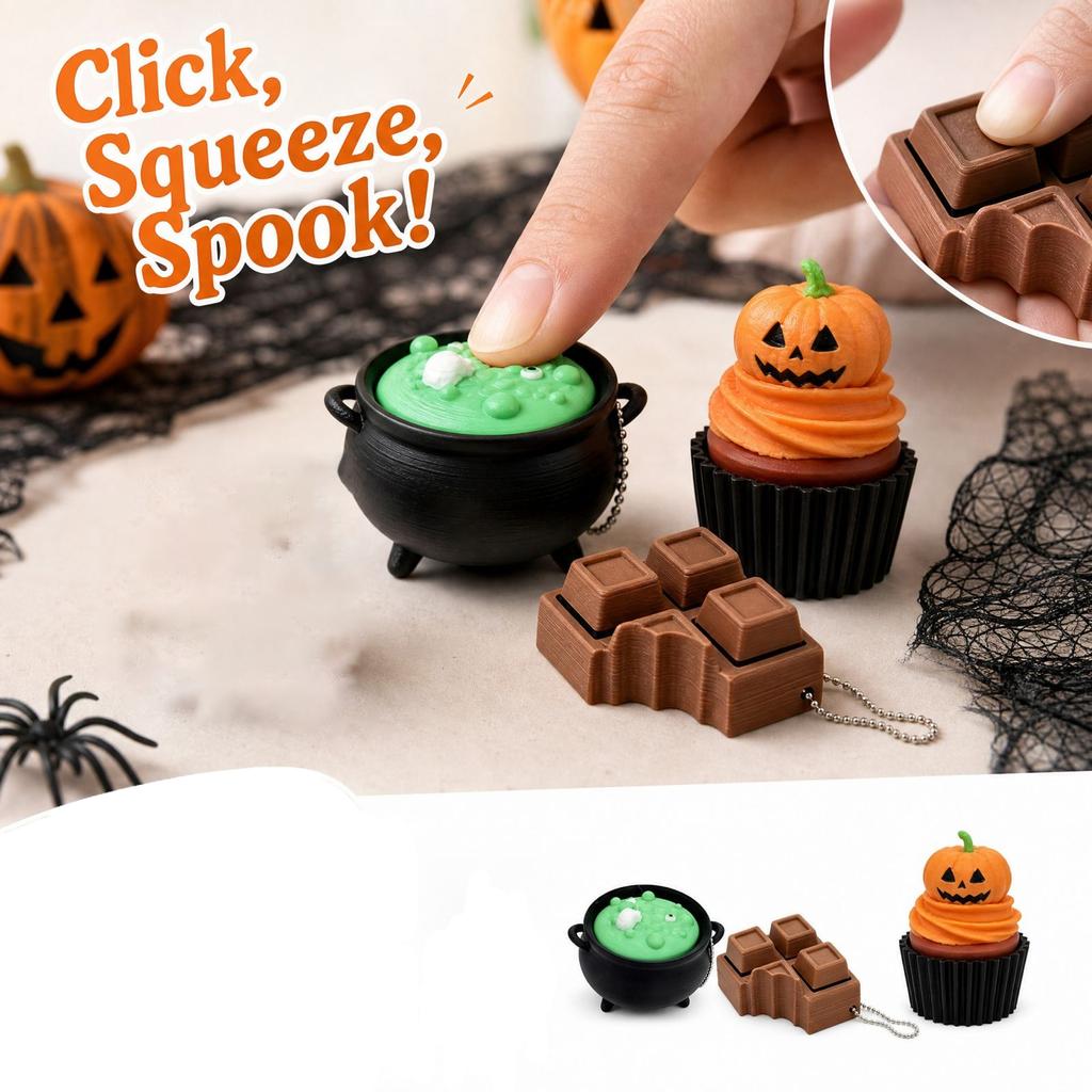 Clicker Toy Halloween Design for Kids and Adults