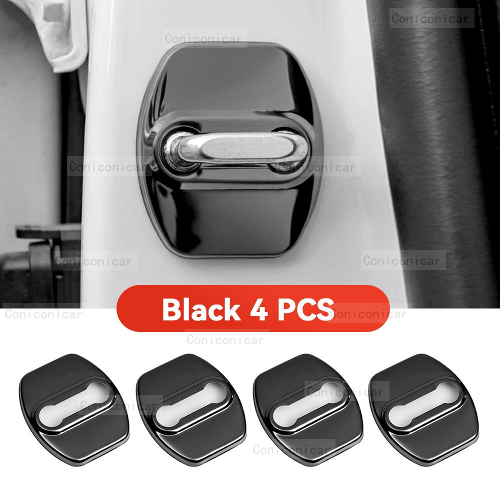 

Auto Car Door Lock Protect Cover Emblems Case Stainless Steel Decoration For HYUNDAI IONIQ 6 Protection Accessories A