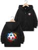 Kids Zip Up Hooded Jacket Color Splash Soccer Ball Graphic Long Sleeve Casual Sports Hoodie For Boys Training Daily Outdoor Outf