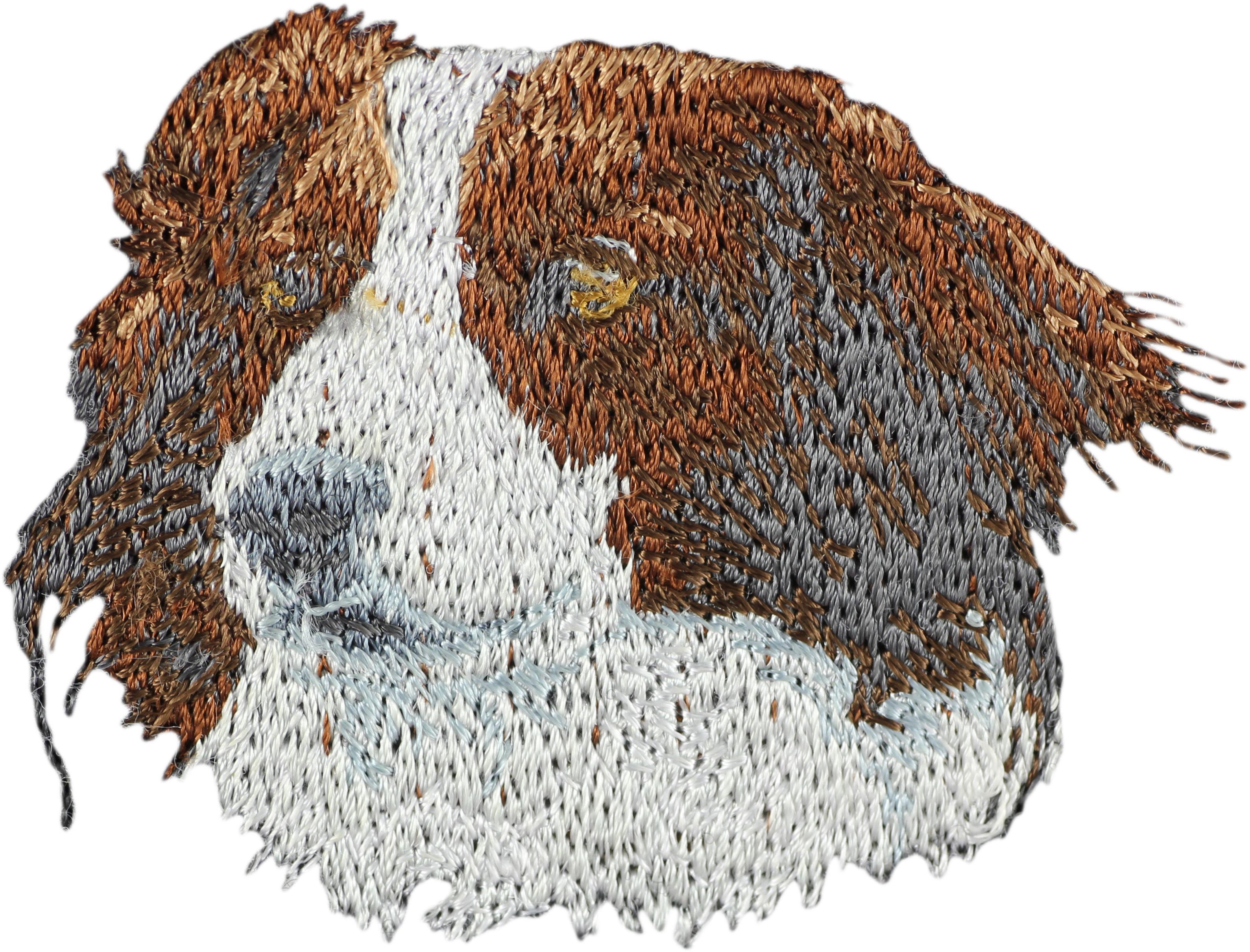 

Kooikerhondje - dog-shaped patch, embroidered patch, unique decoration for Art-Dog backpack різнокольорові кольору