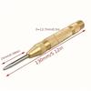 Steel Spring-Loaded Automatic Center Punch | Precision Marking & Hole Starter Tool, Metal, No Electricity Required