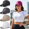 Breathable Perforated Summer Sun Hat Sun Protection Travel Sports Hat  For Women Men