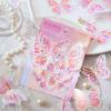 20 pcs Laser glisten Butterfly Stickers pack Creativity Decorative collage Hand Account Diary Album Scrapbooking Junk Journal