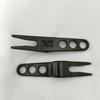 Zinc & Aluminum Alloy Golf Divot Tool - Black, Silver, Green