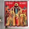 Exaltation Of The Holy Cross Lord Icon Theotokos Protection Orthodox Archangel Michael Waterproof Shower Curtain By Ho Me Lili