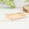 1:12 Dollhouse Miniature Wooden Plate Simulation Tray Model For Doll House Decor