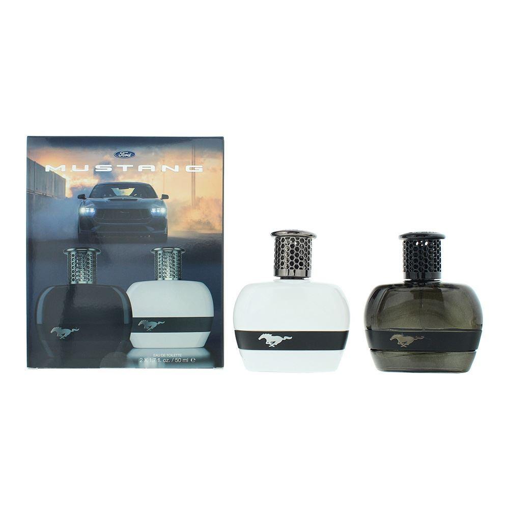 Set Ford: Mustang White, Eau De Toilette, Für Männer, 50 ml + Mustang Black, Eau De Toilette, Für Männer, 50 ml