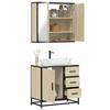 VidaXL Set of Bathroom Furniture 2 Pcs Sonoma Oak 3300896