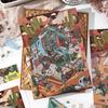 2.8D Landschafts-Scrapbooking-Aufkleber Miniatur-Hütten-Szene Stapel-Kleb-Handkonto-Schreibwaren Geschenk für Kind Kind