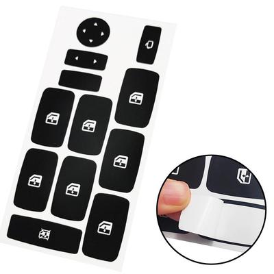 Autocolante Decal Butoane Geamuri Material Vinil Negru Aplicare Autocolant Decal