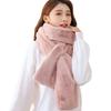 Thicken Warm Shawl Scarves Solid Color Neck Protector Fashion Neck Collar Warmer  for Women