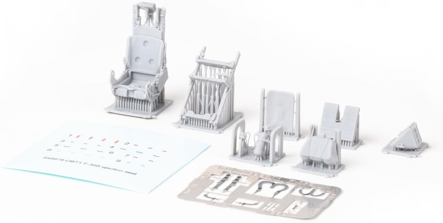 

Eduard 1/48 Brassin F-35C Ejection Seat (for Tamiya) Plastic Model Kit Parts EDU6481086 (Airplane)