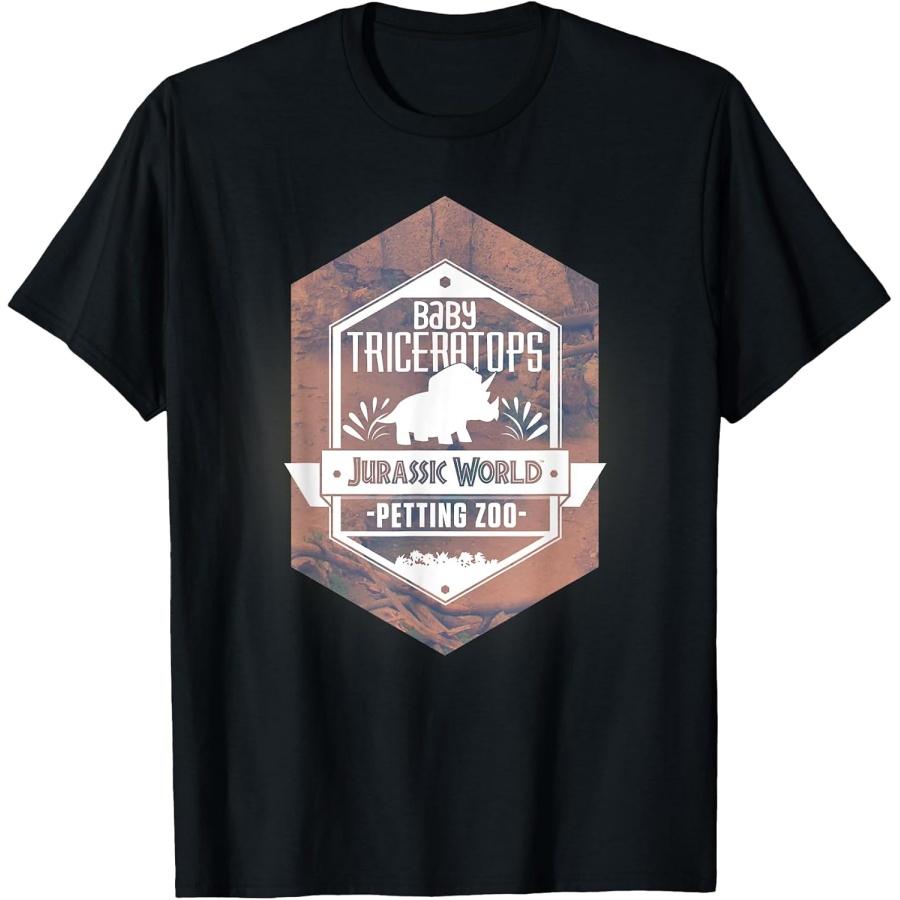 Jurassic World Baby Triceratops Petting Zoo T-shirt S