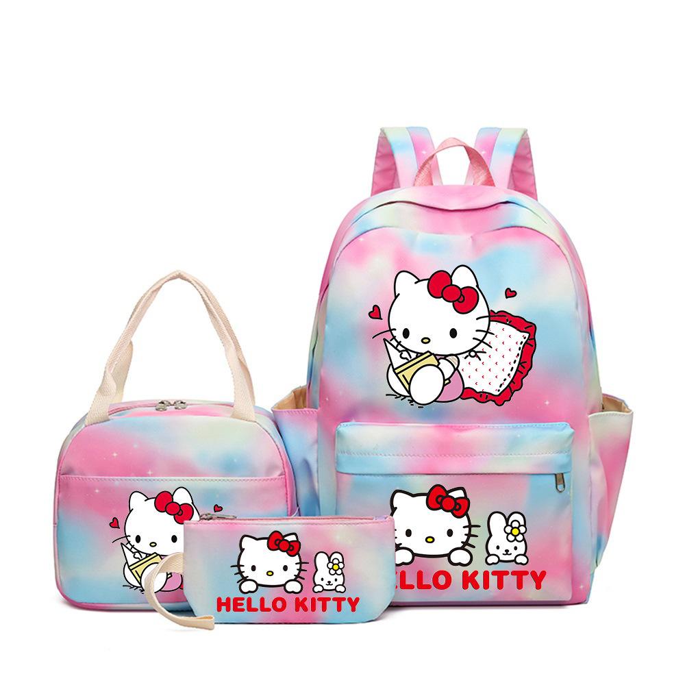 Student Schoolbag Large-Capacity Printing Junior High School College Student Casual Simple Backpack