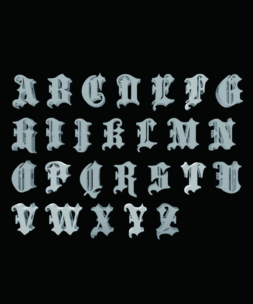 Indyarchive Initial Bracelet - Black