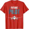 Future Pilot Airplane Plane Boys Toddler T-Shirt Cotton Casual T Shirt Vintage Clothes Tops Ca