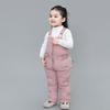 Salopette d'hiver chaude pour bébé garçon, pantalon épais pour enfant, pantalon chaud pour fille et garçon, leggings pour enfant, salopette pour tout-petit, noir, rose, vert