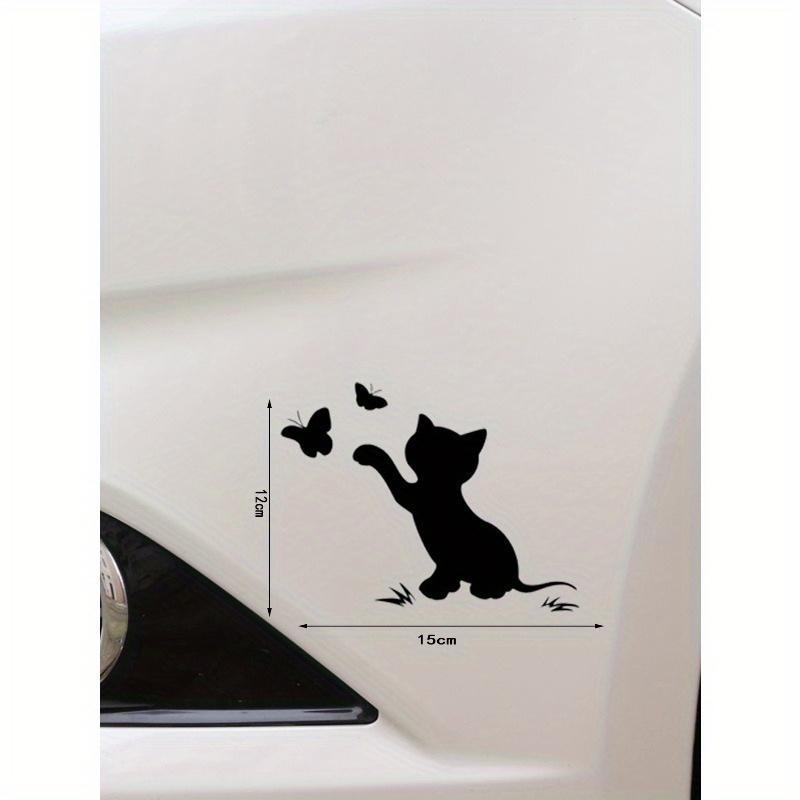 1 pz Adesivo per auto con motivo gatto