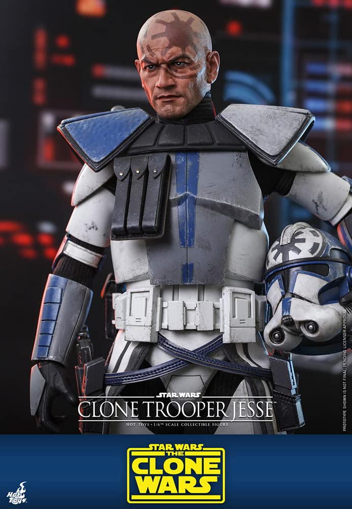 TV Masterpiece Star The Clone Wars Clone Scale Figure White Wars Trooper/Jesse 1/6