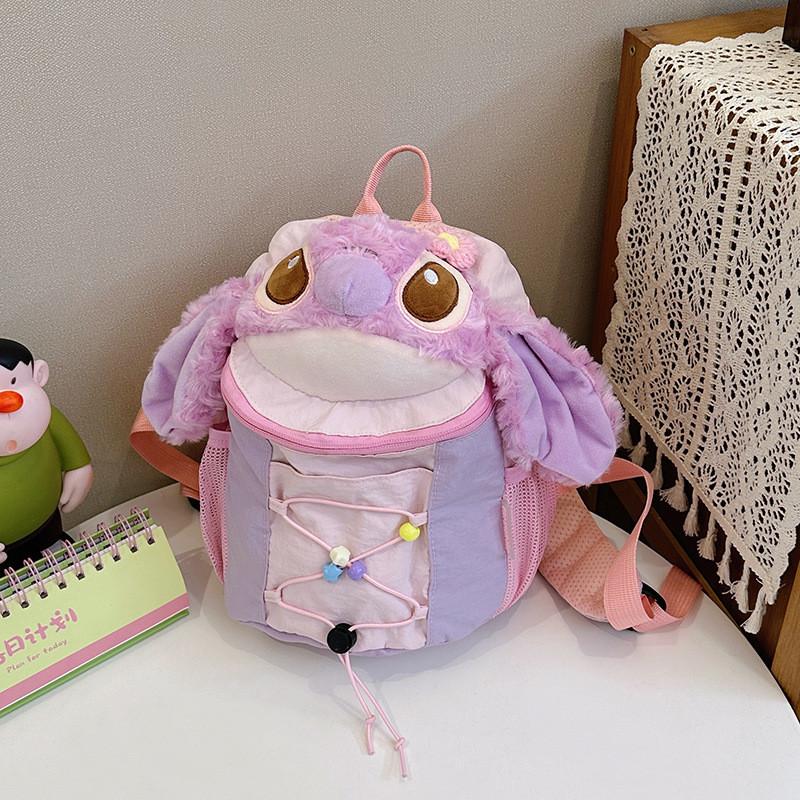 Stitch Angel Niedlicher Plüschrucksack Mit Cartoon-Design Für Den Täglichen Gebrauch