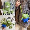 Michael Wazowski Knitted Cute Mini Bucket Bag With Inner Card Pocket For Daily Use