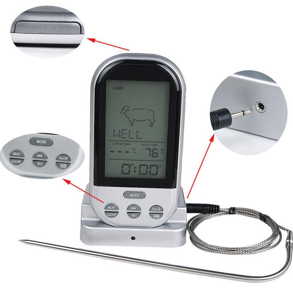 Kitchen Digital Thermometer Meat BBQ Grilling Food Probe Cooking Tool