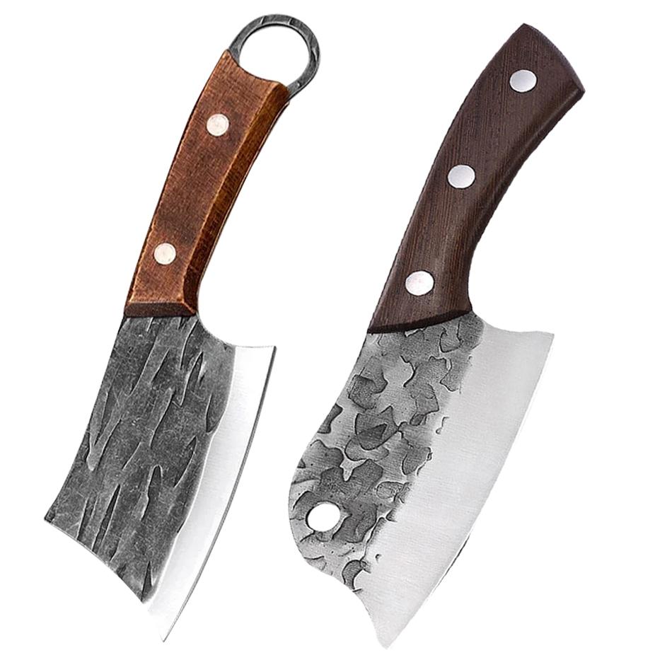 Stainless Steel Kitchen Knife Boning Knife Fish Cutter Knife Wooden Handle Meat Cleaver Cooking Knife Bone Kitchen Accessories