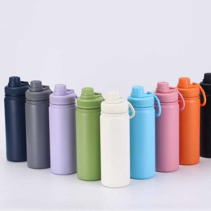 Stainless Steel Vacuum Insulated Thermos Bottle 304 Inner 201 Outer Large Capacity Travel Mug Outdoor Sports Office