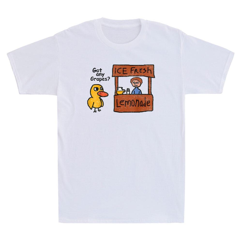 Ice Fresh Lemonade Got Any Grapes Duck Funny Saying Meme Vintage Unisex's T-Shirt