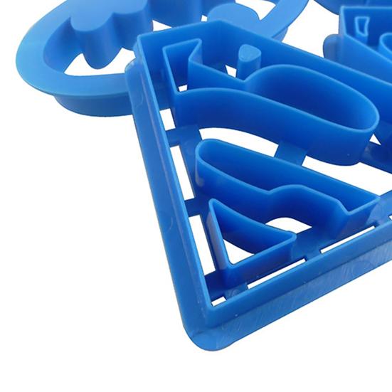 4Pcs Mini Batman-Shape Solid Color Plastic Mould Cookie Cutter for Home