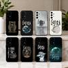 G-Gojira-A F-Fortitude-E Band Handyhülle Für Samsung Galaxy A73,A72,A71,A70,A53,A52,A51,Weiche Silikon Schwarz Hülle