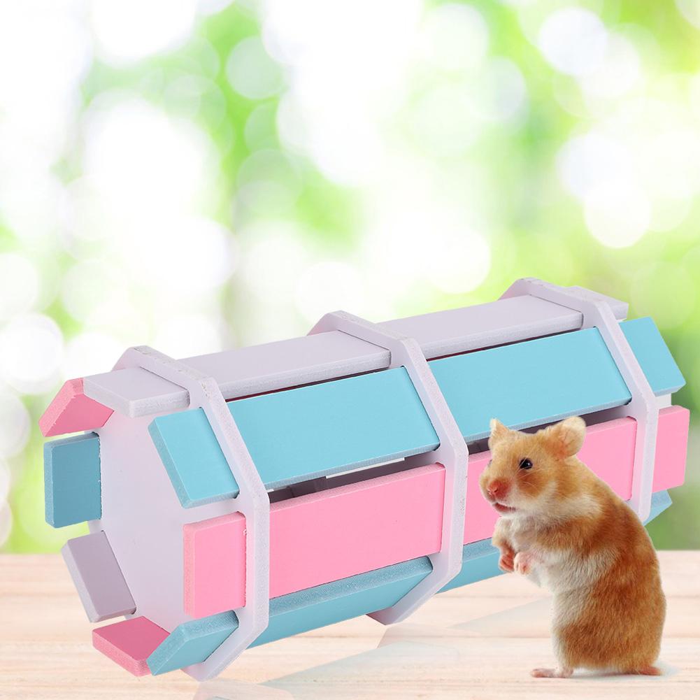Small Pet Diy Channel House Play Toy Cage Decor Supply for Hamster Guinea Pig Chinchilla