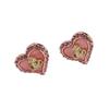 Empress Dowager NANA's Saturn Heart Mother-of-Pearl Necklace & Sweet Heart Stud Earrings Set