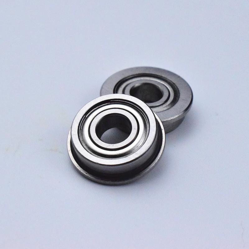 Flange Bearings  Chrome Steel Metal Sealed  F695ZZ  10pcs 5*13(15)*4mm