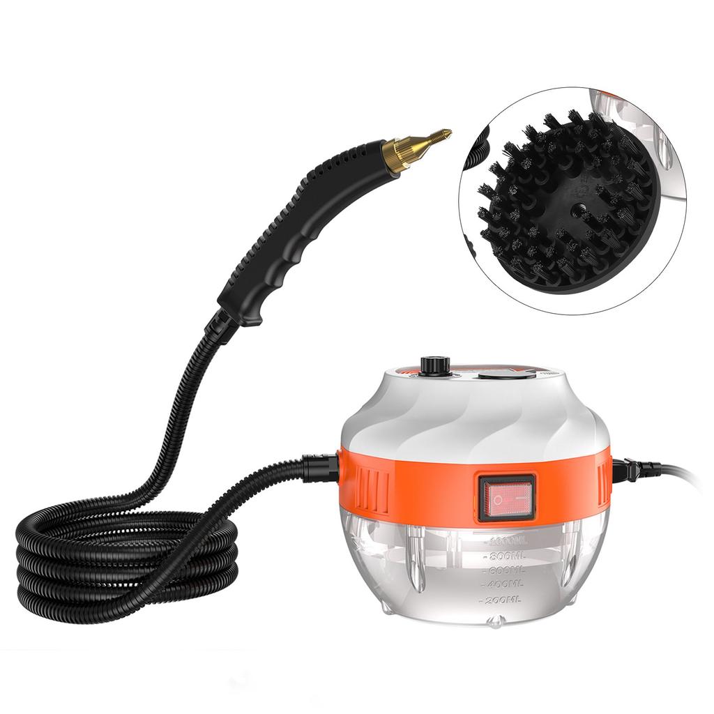 Steam Cleaner 1500W 6 Speeds Adjustable Large Capacity Water Tank Handheld Steam Cleaner for Home Kitchen Bathroom