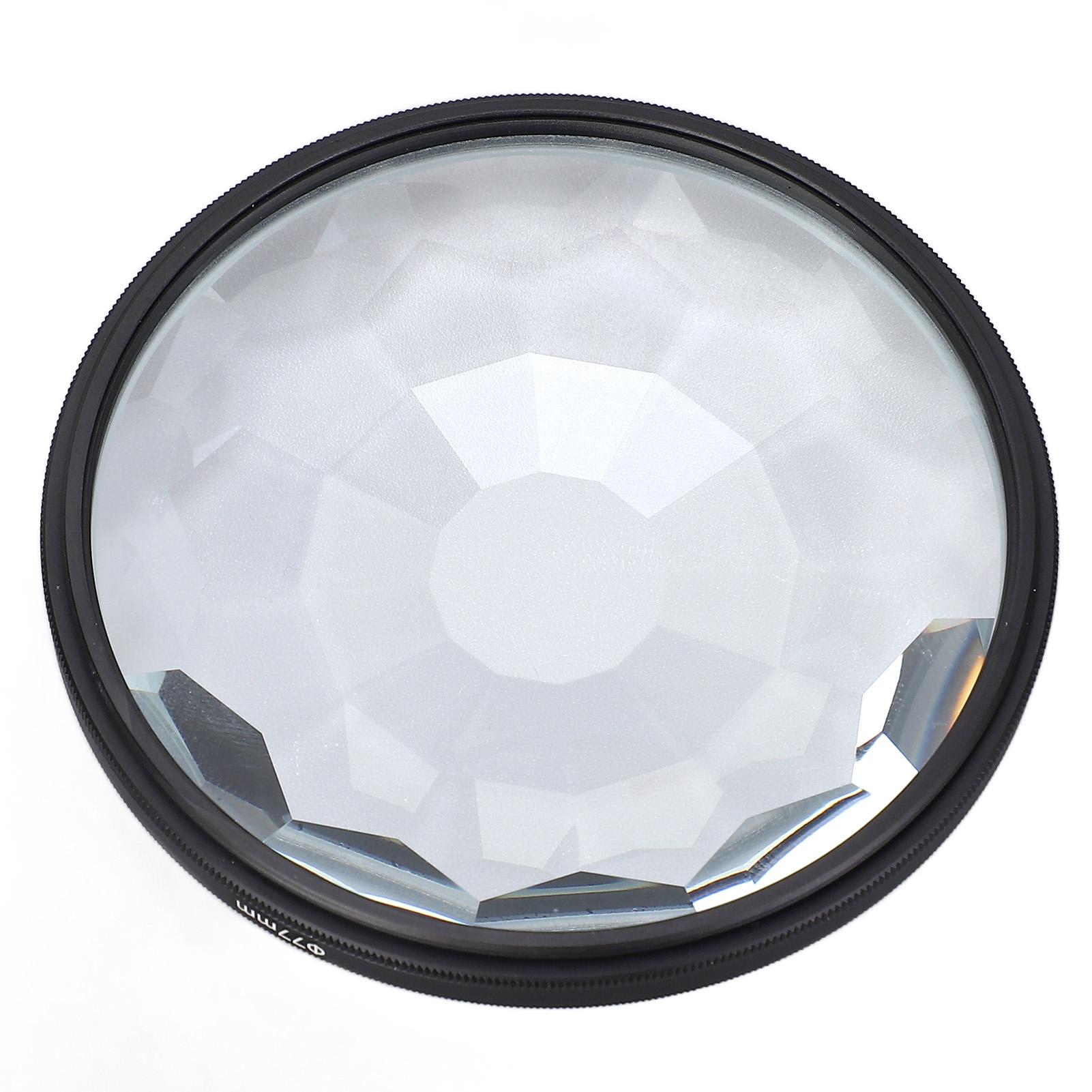 

77 мм Калейдоскоп Призма Фильтр для Объектива Камеры Оптическое Стекло Фотография Фильтр Спецэффектов для