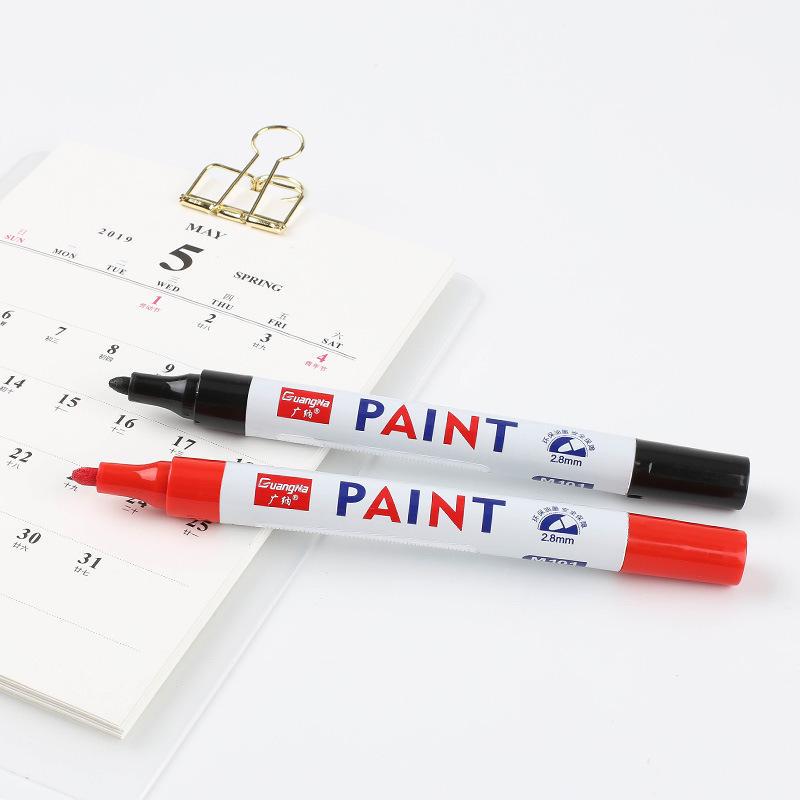 Guangna 2.8mm White Waterproof Oil-Based Touch-Up Paint Pen